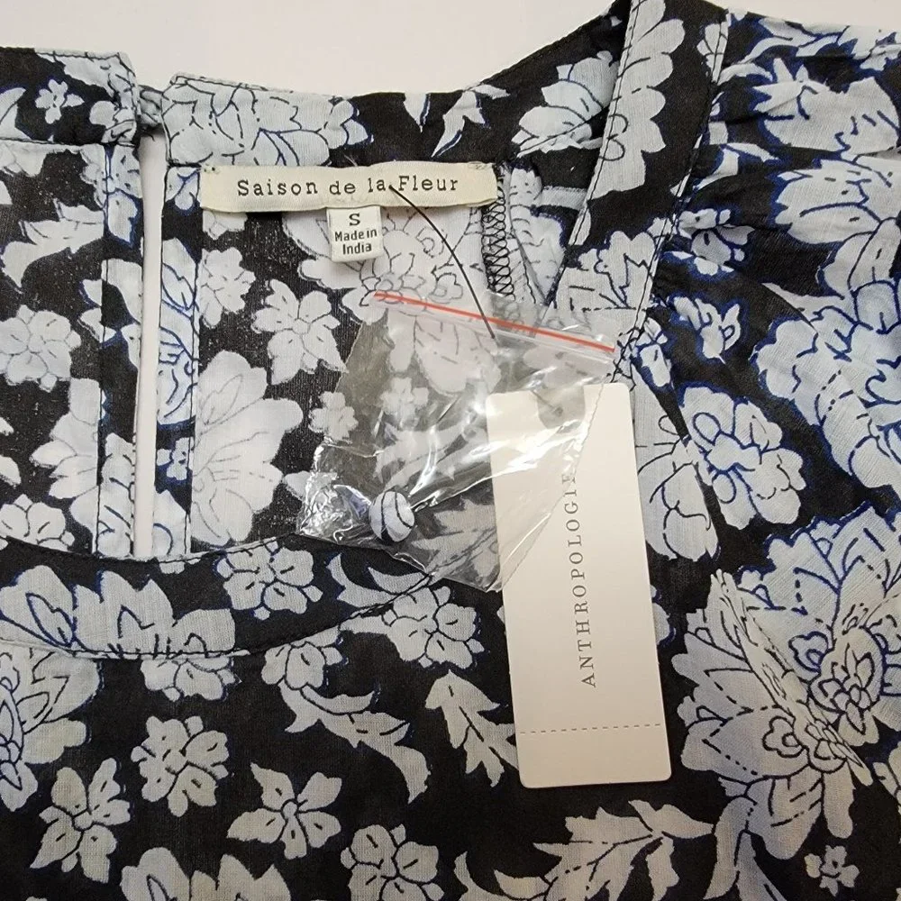 Anthropologie Saison De La Fleur Becca Blouse